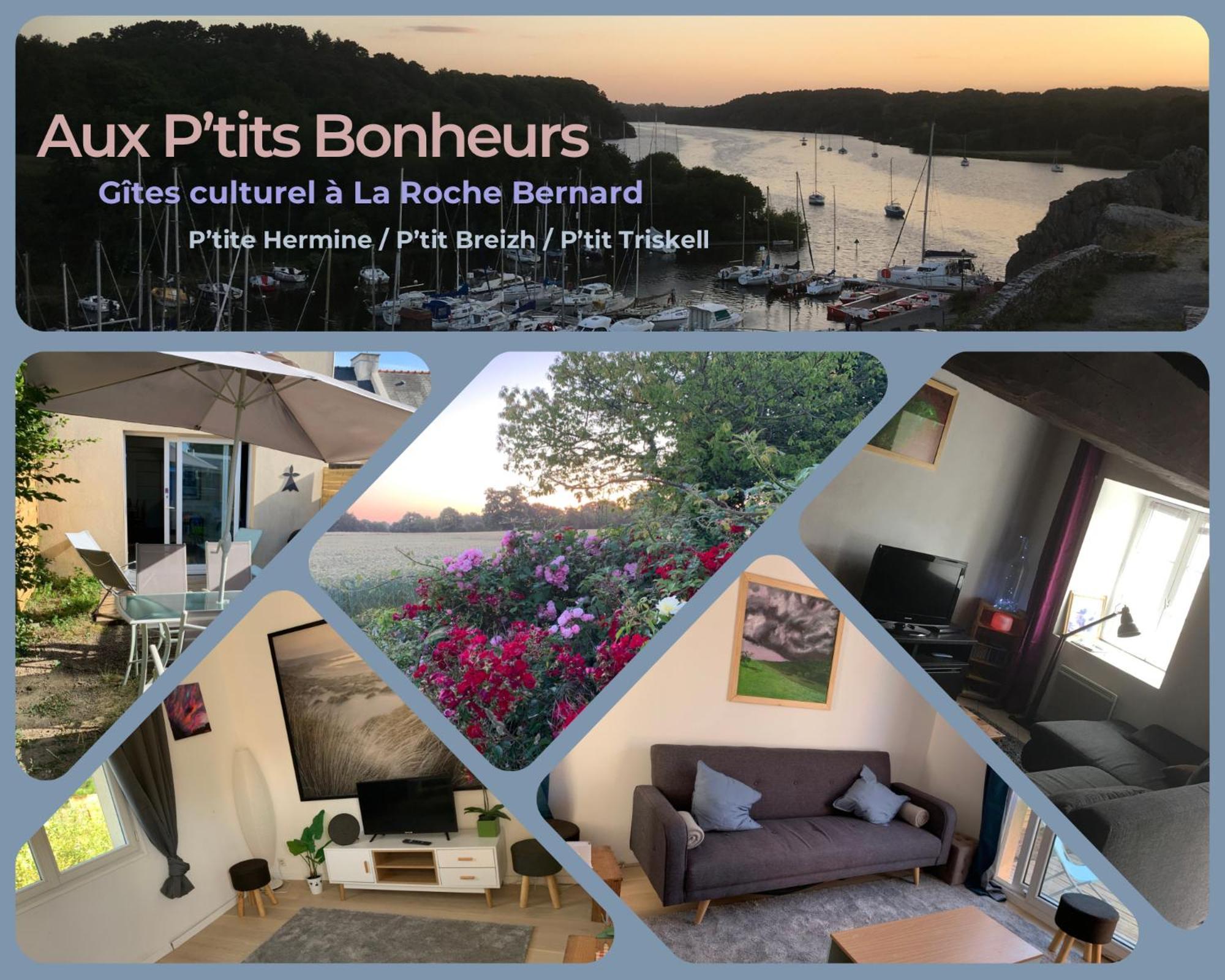 Au pt’it bonheur, Gîte culturel à la Roche Bernard Férel Exterior foto
